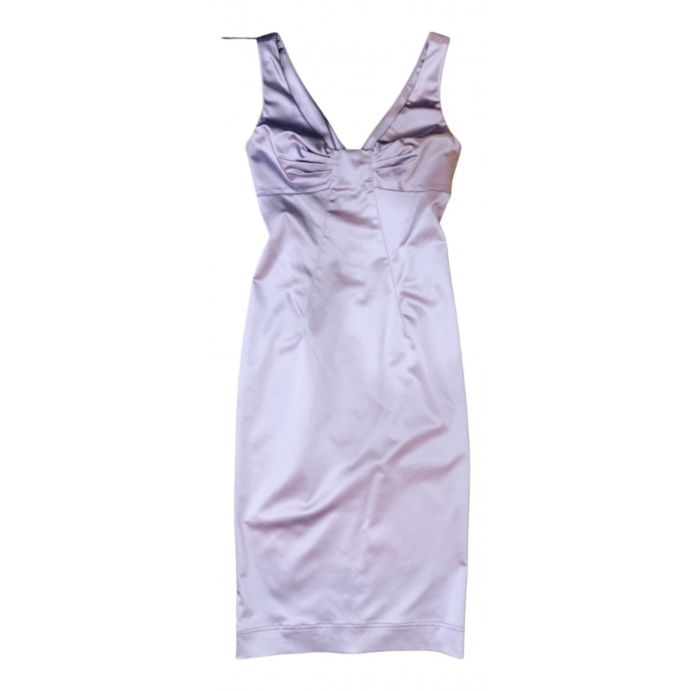 Dolce & Gabana lavender satin dress